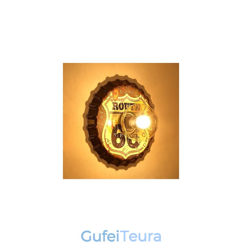 מסורתי קלאסי כפרי לודג' תכונת ציור כפרית עבור מיני סגנון אור סביבה אור קיר פמוטים קיר אור