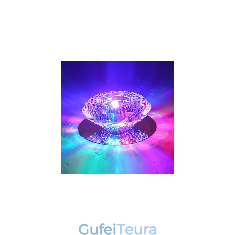 3W חיסכון באנרגיה תקרה מודרנית אור תקרה קריסטל מנורה למטה מנורה