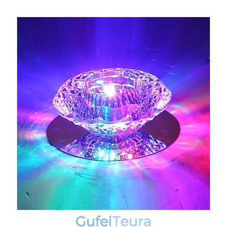 3W חיסכון באנרגיה תקרה מודרנית אור תקרה קריסטל מנורה למטה מנורה