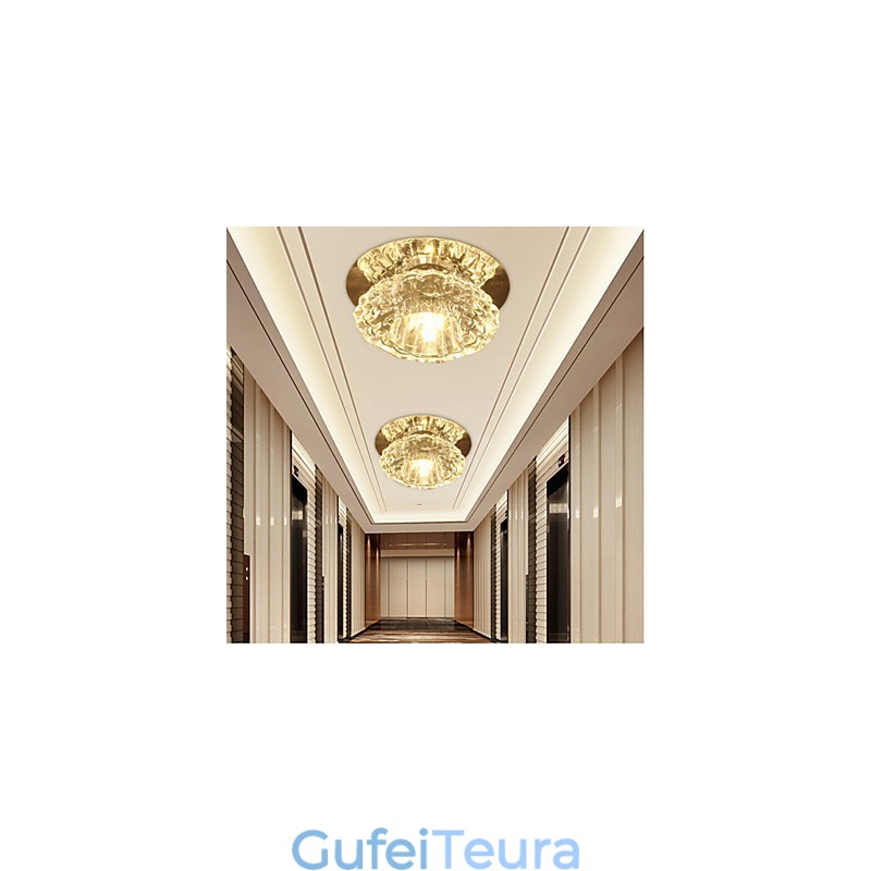 3W חיסכון באנרגיה תקרה מודרנית אור תקרה קריסטל מנורה למטה מנורה