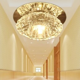 3W חיסכון באנרגיה תקרה מודרנית אור תקרה קריסטל מנורה למטה מנורה
