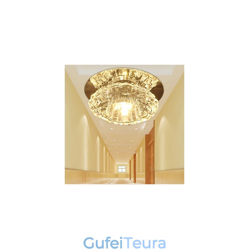 3W חיסכון באנרגיה תקרה מודרנית אור תקרה קריסטל מנורה למטה מנורה