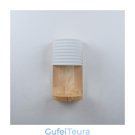 מנורת קיר פשוטה ליד המיטה מנורת שולחן כתיבה עם הצללה זכוכית ועץ מלא לשידה חדר שינה סלון חדר תינוק חדר תינוק מכללת מעונות שולחן קפה כונניות