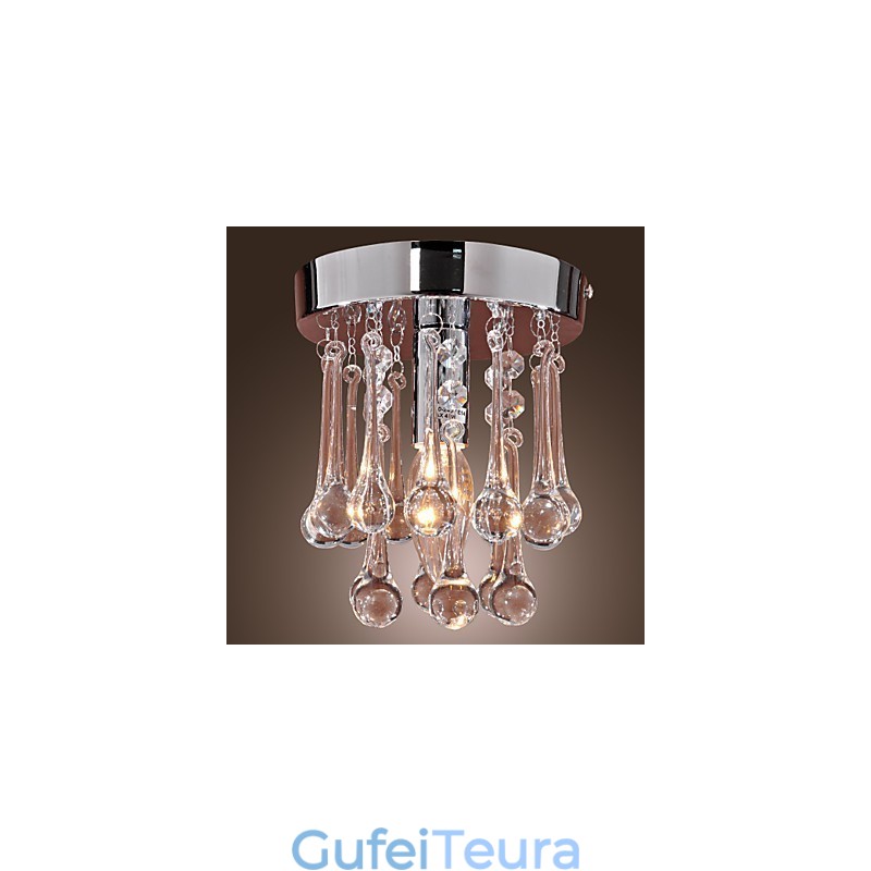 קריסטל מודרני עכשווי מיני סטייל כרום פלאש Mount