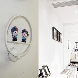 מנורת קיר מודרנית יצירתית חדר ילדים קישוט אישיות מנורת קיר משובצת מנורת קיר אלומיניום חומר קיר מסדרון מנורות ופנסים