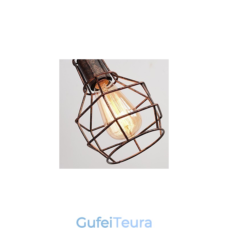 תעשייתי רטרו ברזל מנורת קיר Creative Personality Lift Pulley מנורת קיר