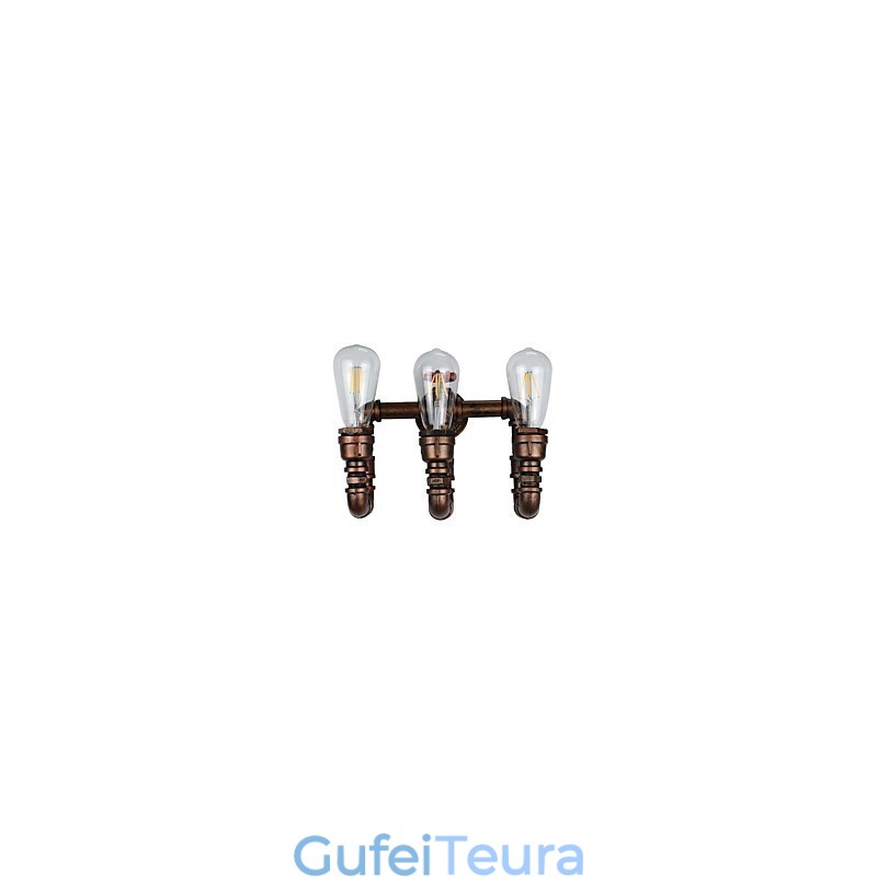 כפרי לודג' מסורתי קלאסי עתיק פליז תכונה עבור אור סביבה אור קיר אורות קיר