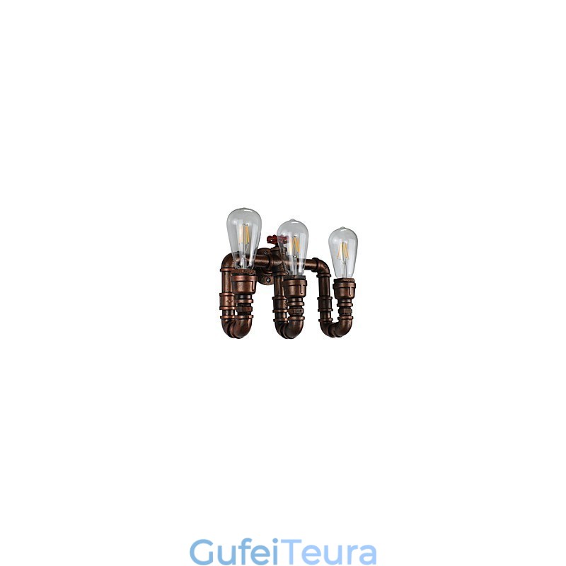 כפרי לודג' מסורתי קלאסי עתיק פליז תכונה עבור אור סביבה אור קיר אורות קיר