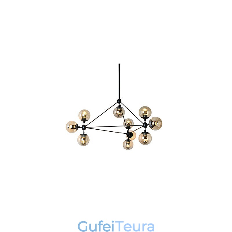 נברשת רטרו סלון בחוץ מוסך מתכת