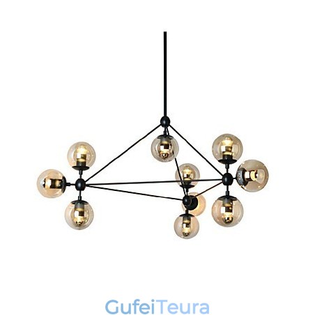 נברשת רטרו סלון בחוץ מוסך מתכת