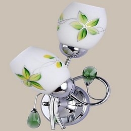 תכונה נוספת פשוטה עבור אור סביבה קריסטל פמוטי קיר פנס קיר