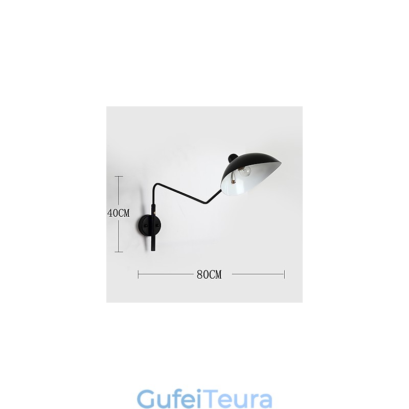 לופט אמריקאי כפרי בסגנון תעשייתי אורות קיר וינטג' לחדר קנטינה חדר קפה חדר קפה ובר לקשט מנורת קיר