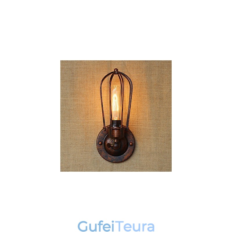 תכונת אלקטרופית רטרו וינטג' פשוטה עבור פמוטי קיר עם אור אוויר בסגנון מיני