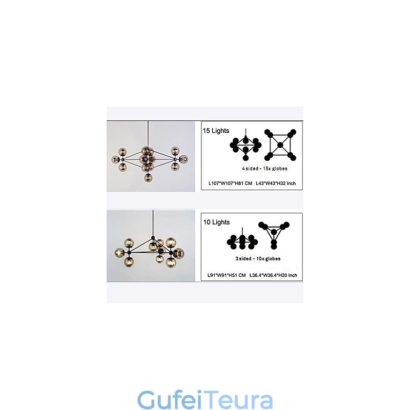 נברשת רטרו סלון בחוץ מוסך מתכת