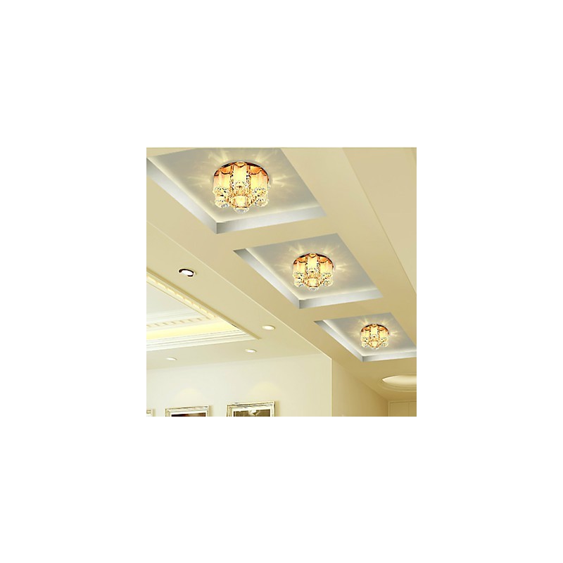 מנורת קריסטל Smd CreativeTube Spotlight לספוג אור כיפת