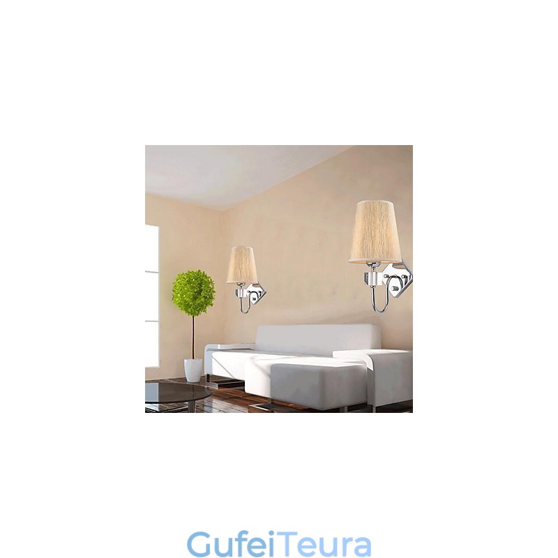 מודרני עכשווי מצופה אלקטרו מאפיין Uplight קיר פמוטי קיר