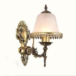 תכונת וינטג' מצופה אלקטרופול תכונה Downlight קיר פמוטים קיר אור