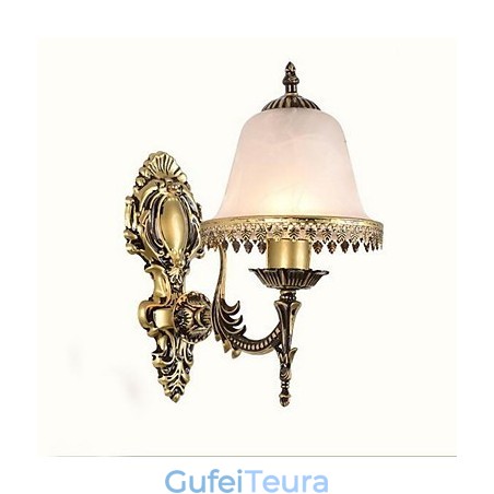 תכונת וינטג' מצופה אלקטרופול תכונה Downlight קיר פמוטים קיר אור