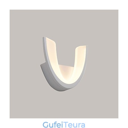 תכונת ציור מודרנית עכשווית לקיר פמוטי קיר עם אור סביבתי