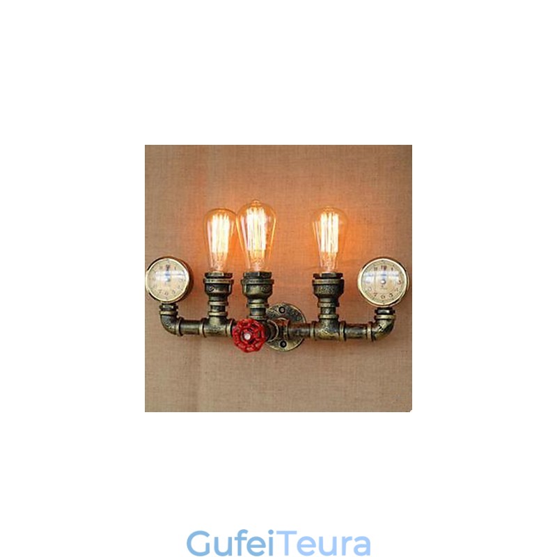 מדרגות מעבר בסגנון מריקן חדר מסדרון מסעדה ובר עם קיר עתיק ויצירתי יצירתי במים ירוק