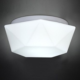 Creative White Diamond Glass כיפת אור ספיגה