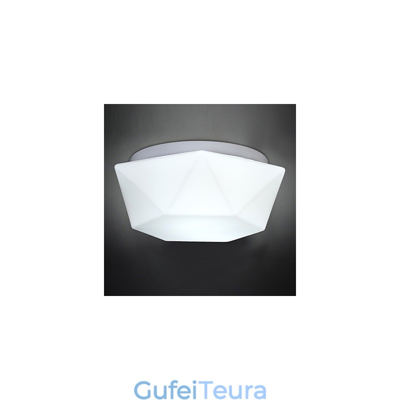 Creative White Diamond Glass כיפת אור ספיגה