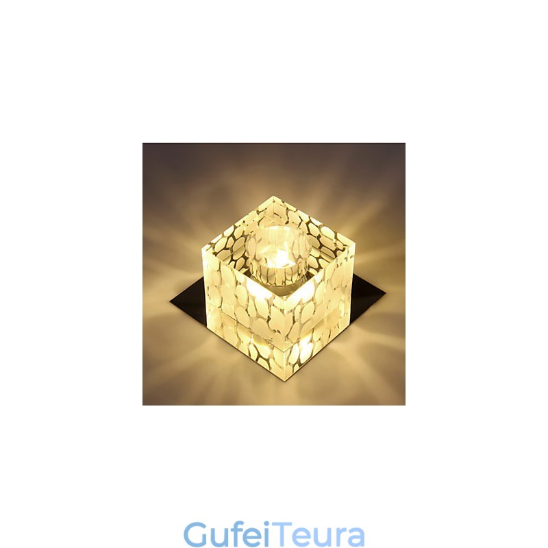 מנורת קריסטל Smd CreativeTube Spotlight לספוג אור כיפה