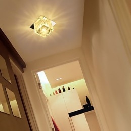 מנורת קריסטל Smd CreativeTube Spotlight לספוג אור כיפה