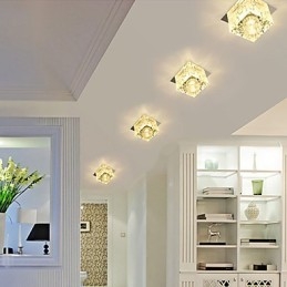 מנורת קריסטל Smd CreativeTube Spotlight לספוג אור כיפה