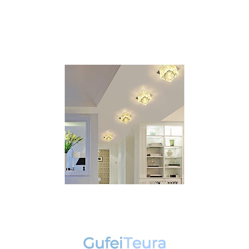 מנורת קריסטל Smd CreativeTube Spotlight לספוג אור כיפה