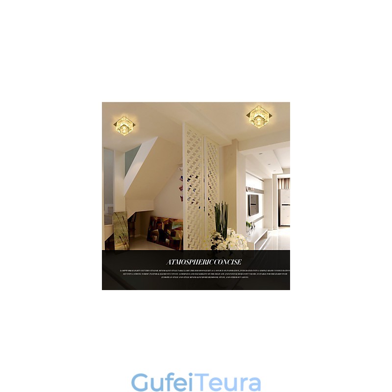 מנורת קריסטל Smd CreativeTube Spotlight לספוג אור כיפה