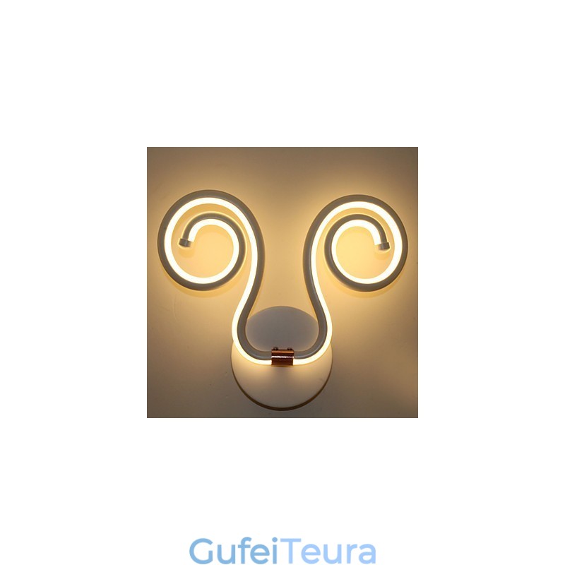 מודרני פשוט אלומיניום מנורת קיר יצירתי מעבר מנורות ליד המיטה תאורת