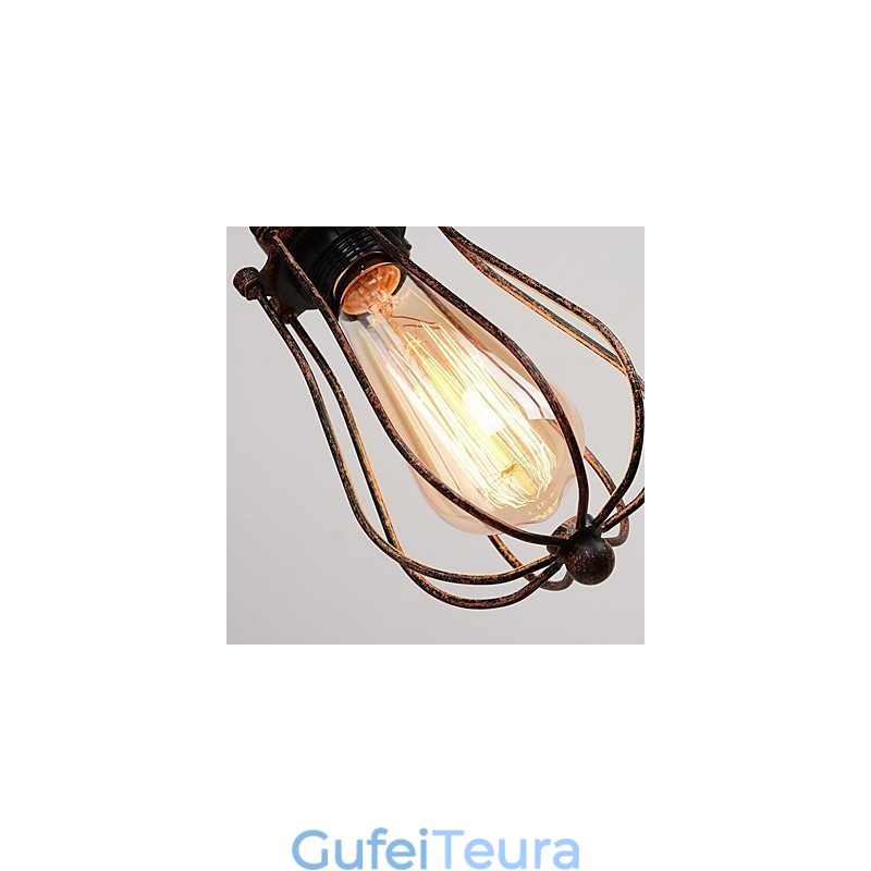 תעשייתי רטרו ברזל מנורת קיר Creative Personality Lift Pulley מנורת קיר