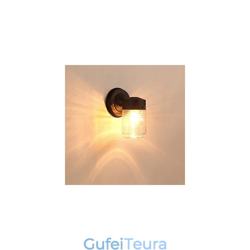 אור קיר מודרני עכשווי תכונת גימור תחמוצת שחורה עבור מיני סגנון אור אווירה פמוטים קיר