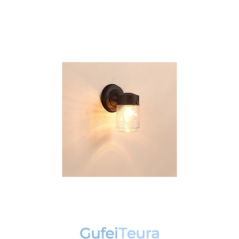 אור קיר מודרני עכשווי תכונת גימור תחמוצת שחורה עבור מיני סגנון אור אווירה פמוטים קיר