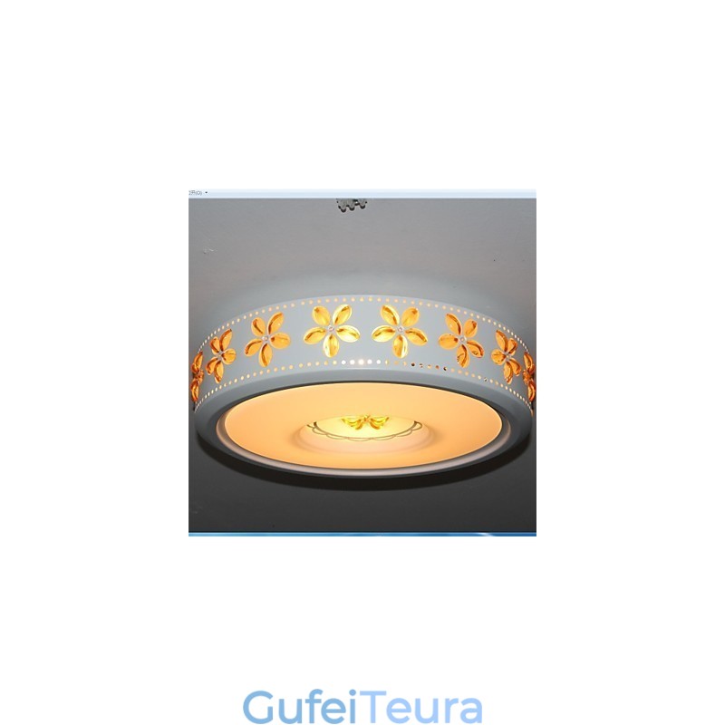 2 מנורות תקרה מודרניות בצורת ברזל