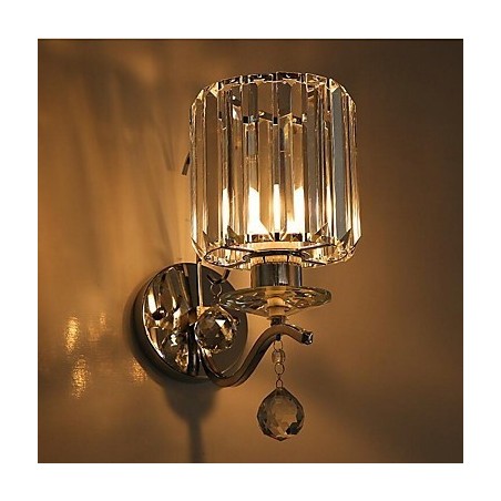 קריסטל מודרני עכשווי מצופה אלקטרו תכונה Uplight קיר פמוטי קיר אור קריסטל מודרני עכשווי מצופה אלקטרו תכונה Uplight קיר פמוטי קיר אור