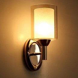 מודרני עכשווי מצופה אלקטרו מאפיין Uplight קיר פמוטי קיר