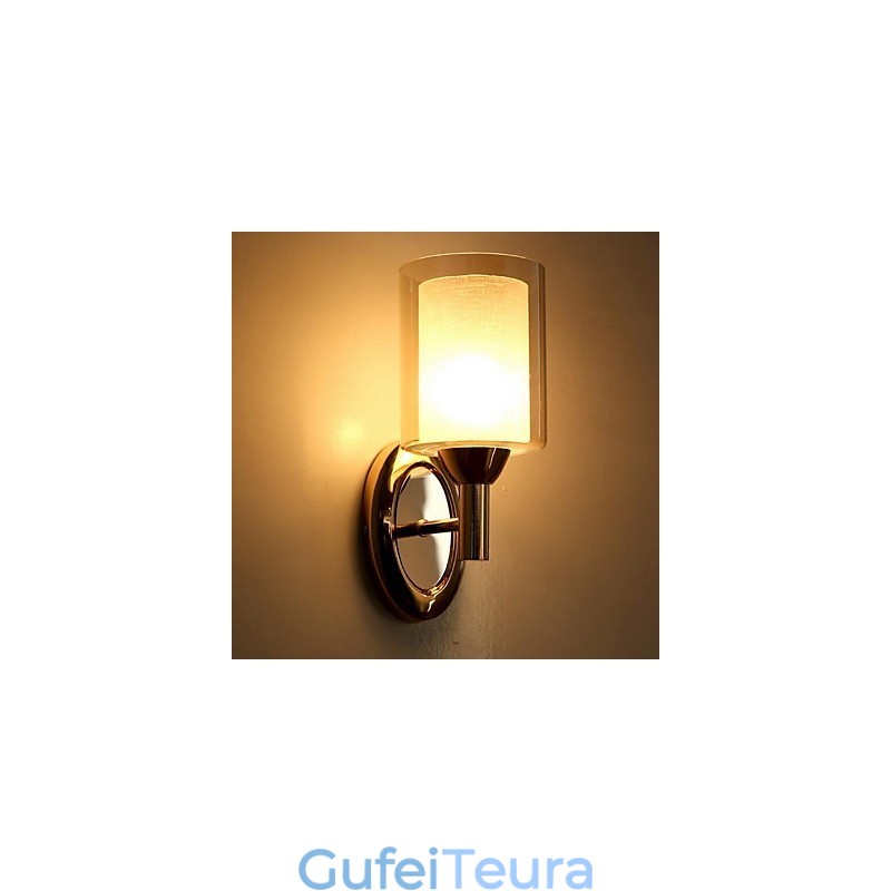 מודרני עכשווי מצופה אלקטרו מאפיין Uplight קיר פמוטי קיר