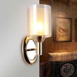 מודרני עכשווי מצופה אלקטרו מאפיין Uplight קיר פמוטי קיר