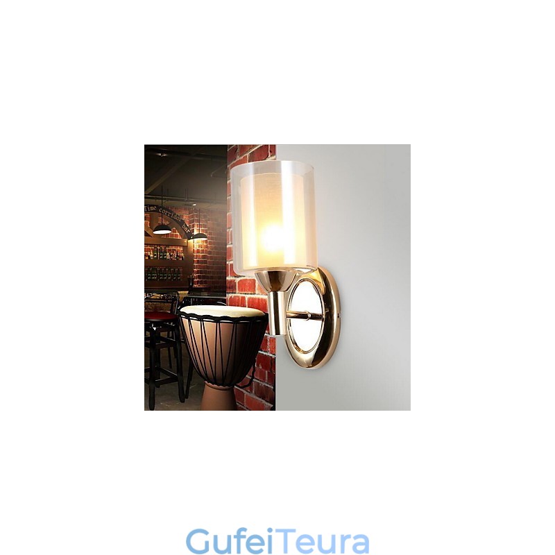 מודרני עכשווי מצופה אלקטרו מאפיין Uplight קיר פמוטי קיר