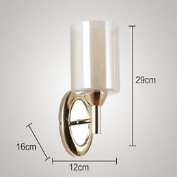 מודרני עכשווי מצופה אלקטרו מאפיין Uplight קיר פמוטי קיר