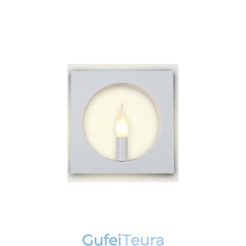 מודרני פשוט ברזל אמנות מנורת קיר יצירתי רקע סלון אולם ראש המיטה מסגרת מרובעת קישוט מנורות ופנסים