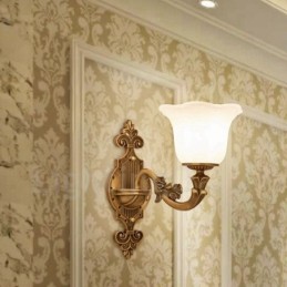 אור יחיד מסורתי קלאסי סלון חדר אוכל חדר מיטה מתכת מפמוטי קיר פנימיים יוקרתיים