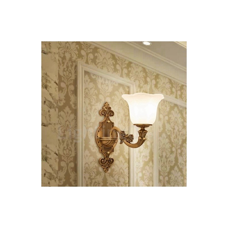 אור יחיד מסורתי קלאסי סלון חדר אוכל חדר מיטה מתכת מפמוטי קיר פנימיים יוקרתיים