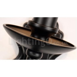 פמוטי קיר מקורה עם אור יחיד מודרני עכשווי