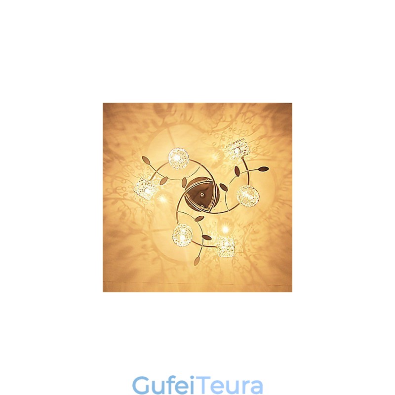 מתלה שטוחה מצופה אלקטרו קריסטל מודרני עכשווי