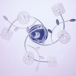 מתלה שטוחה מצופה אלקטרו קריסטל מודרני עכשווי