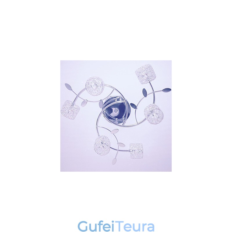 מתלה שטוחה מצופה אלקטרו קריסטל מודרני עכשווי