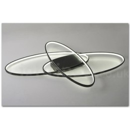 ניתן לעמעום אליפסה מודרנית עכשווית אלומיניום מנורת תקרת מנורת תקרת מנורת חדר מיטה בסלון יכולה לשמש גם כאור קיר